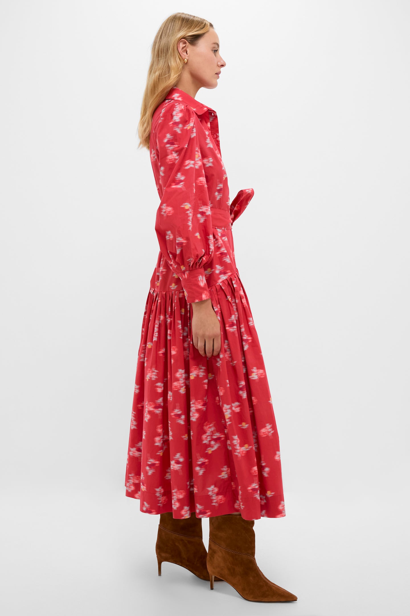 Lebombo Rust Nora Midi Dress