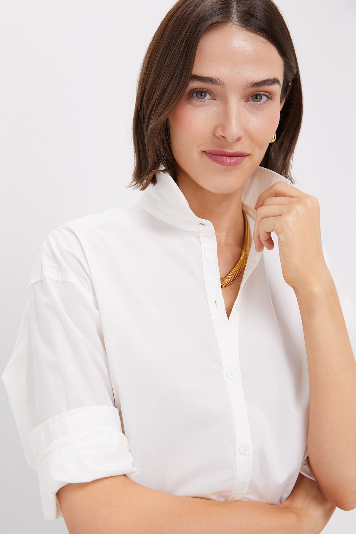 White Wexler Cotton Button Down | Tuckernuck