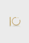Gold Berry Icon Medium Hoop Earrings
