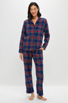 Womens Windsor Tartan Pajama Set