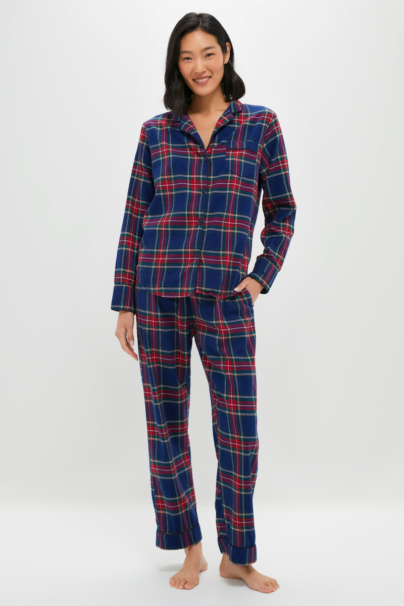 Womens Windsor Tartan Pajama Set