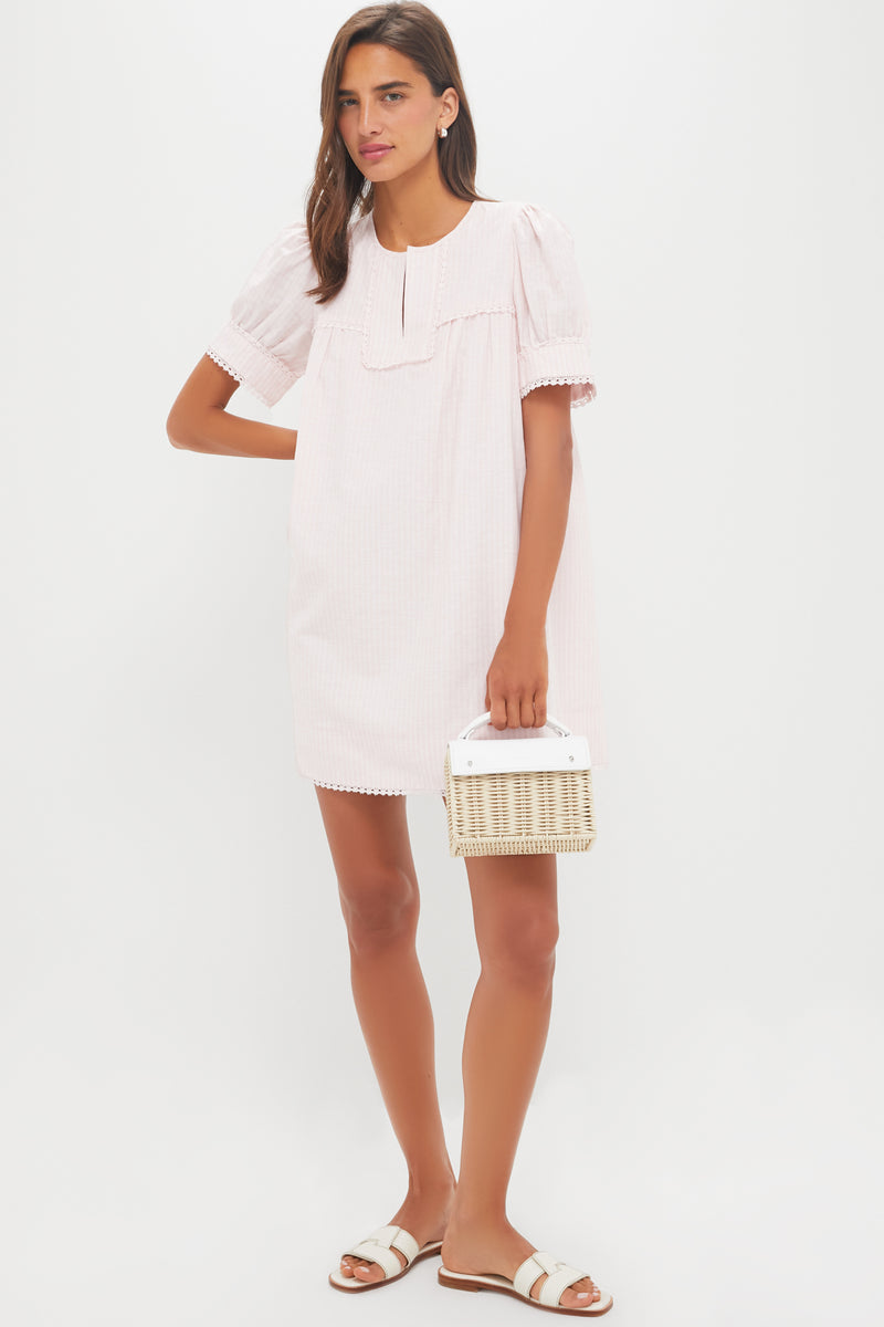 Light Pink Stripe Bridget Dress