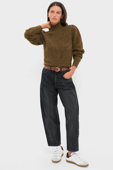 Cognac and Silver Liliana Belt