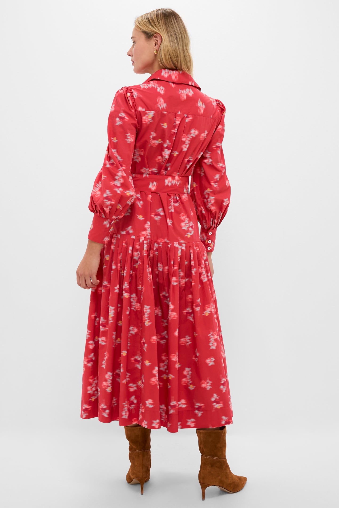 Lebombo Rust Nora Midi Dress