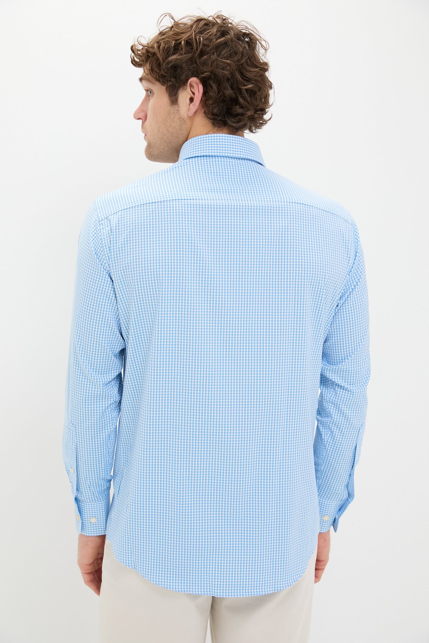 Seaport Blue Derwent Performance Twill Sport Shirt