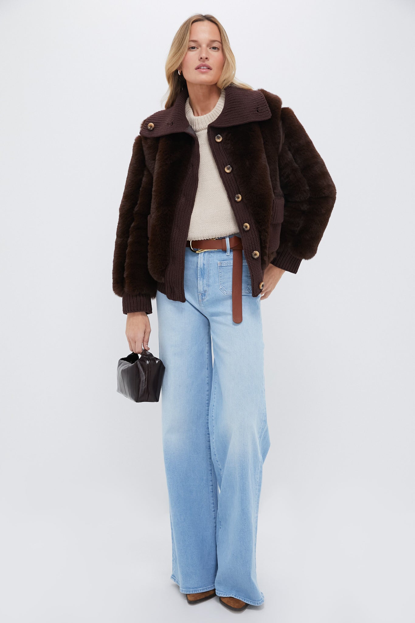 Mahogany Faux Fur Walden Jacket | Tuckernuck