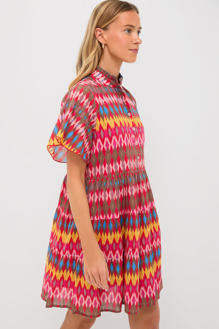 Exclusive Geraldine Red Vibeka Dress