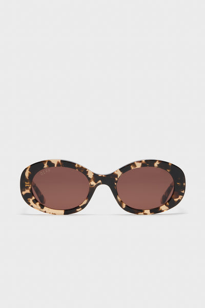 Espresso Tortoise Lainey Sunglasses | DIFF Eyewear
