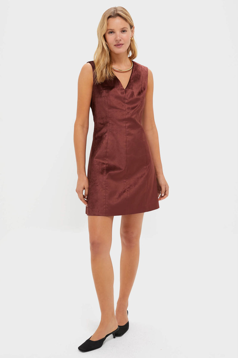 Chocolate Velvet Mercer Dress
