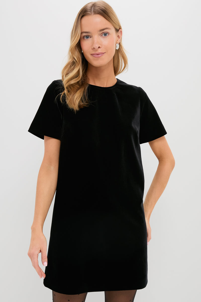 Black Velvet Mae Dress