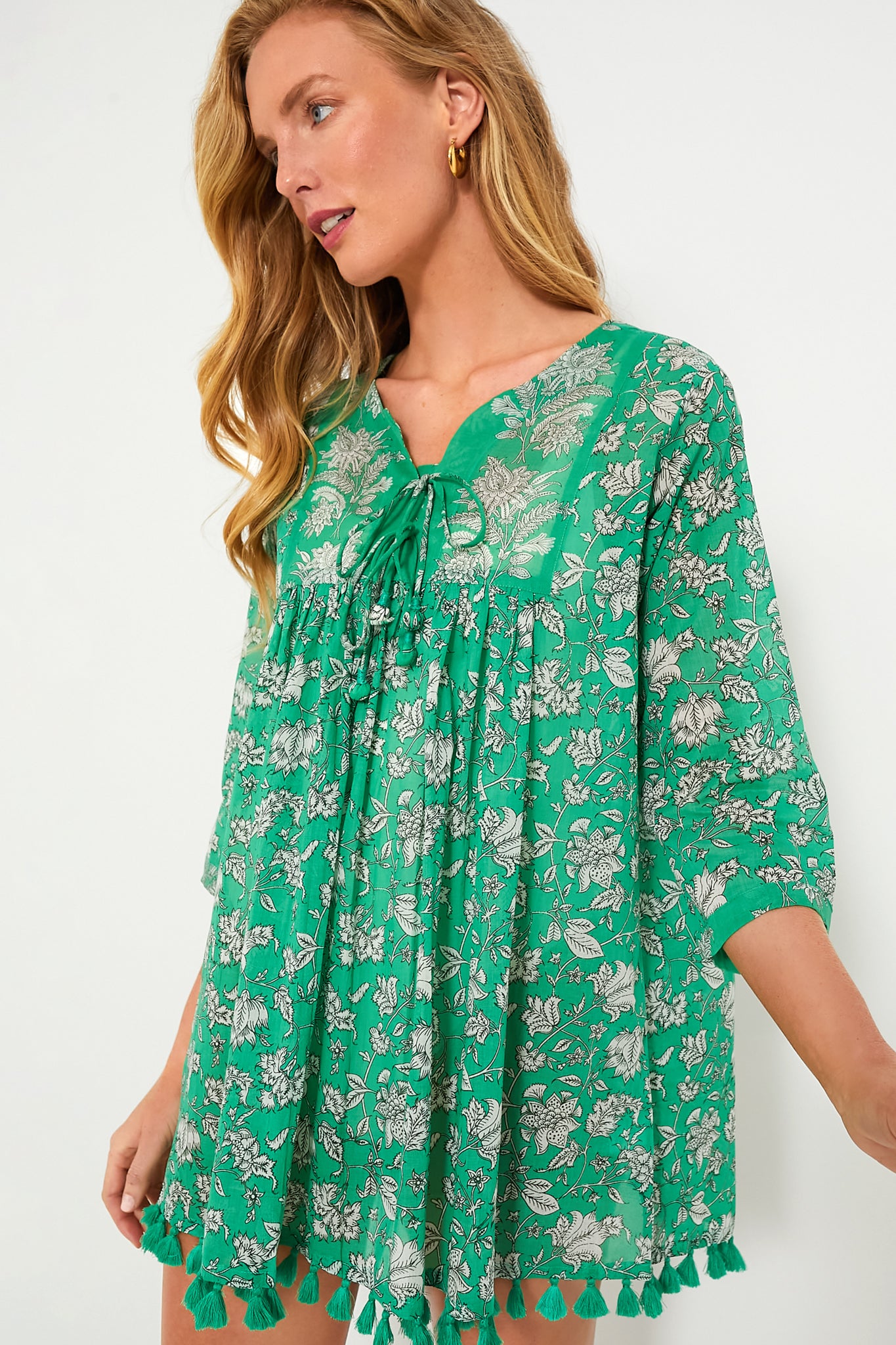 Green Bataca Seychelles Short Tunic