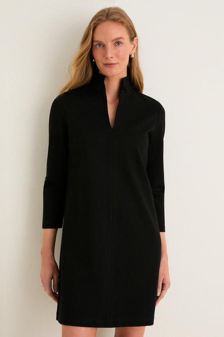 Black Ponte Clifton Dress