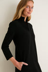 Black Ponte Clifton Dress