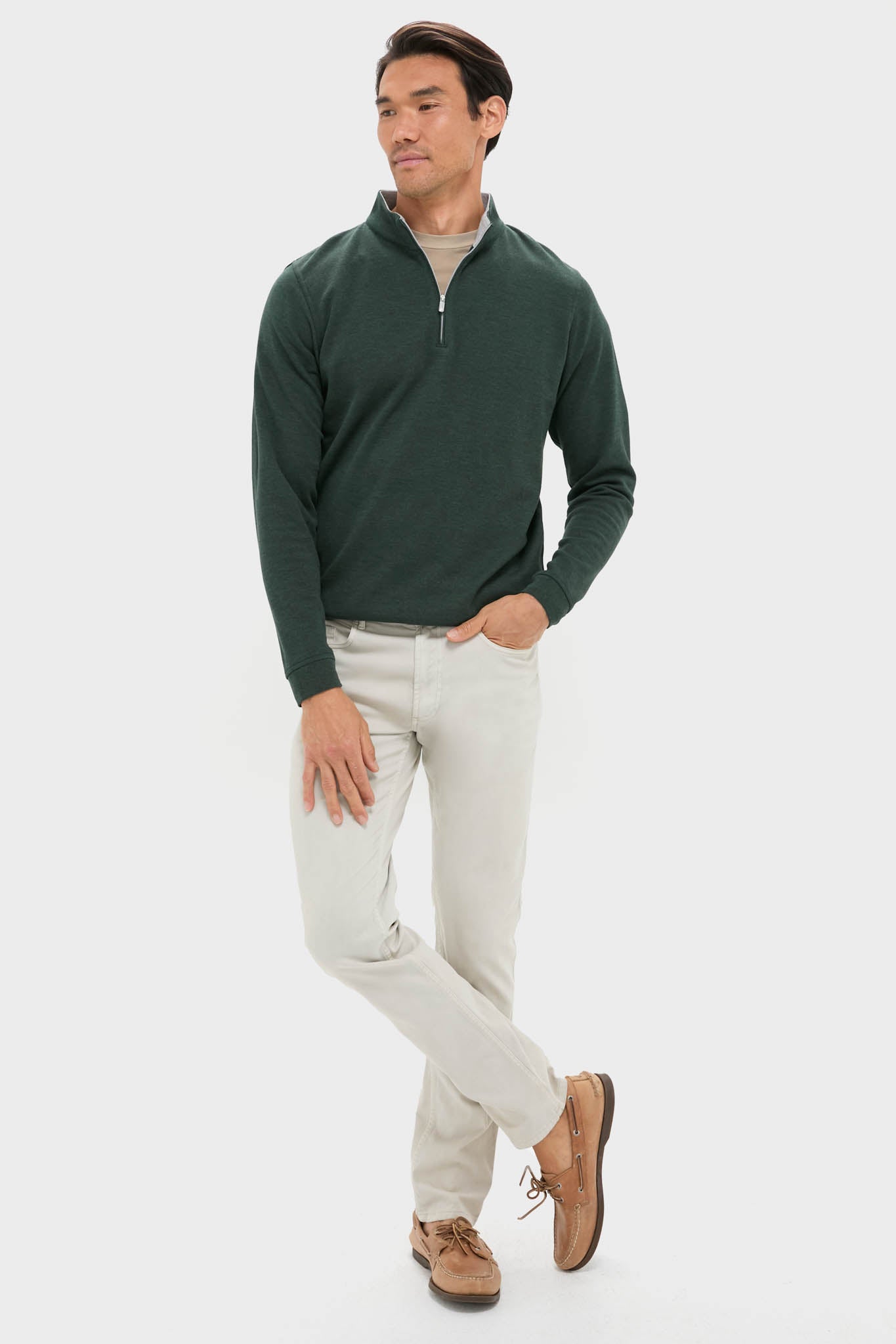 Deep Verdant Crown Comfort Pullover