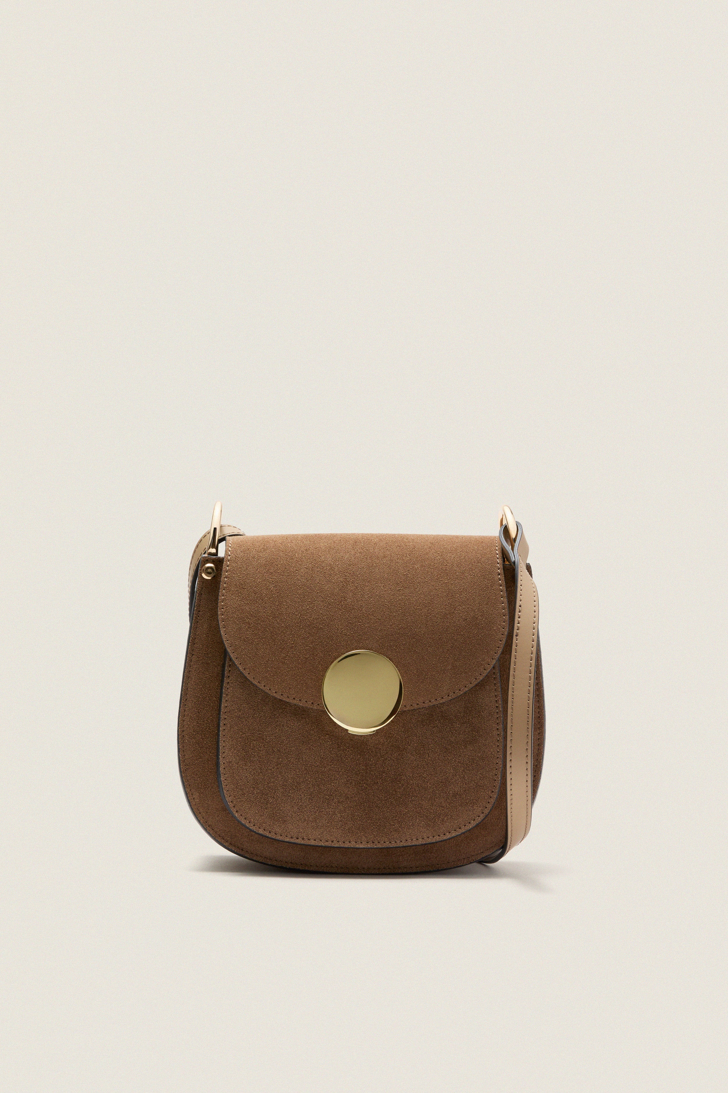 Taupe Agave Shoulder Bag