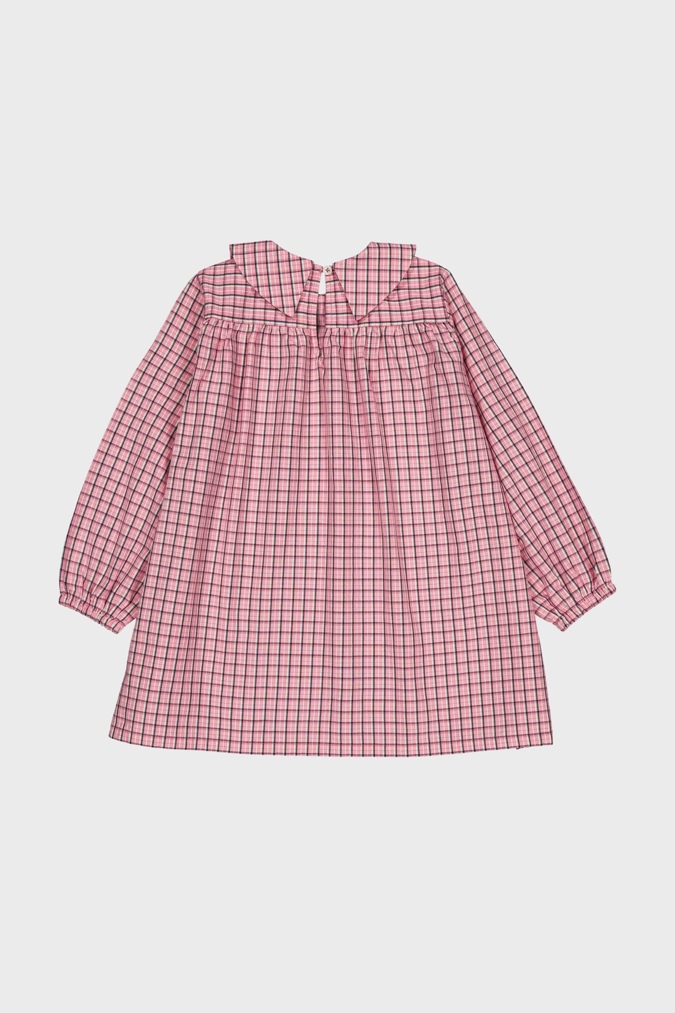 Pink Check Gatsby Dress