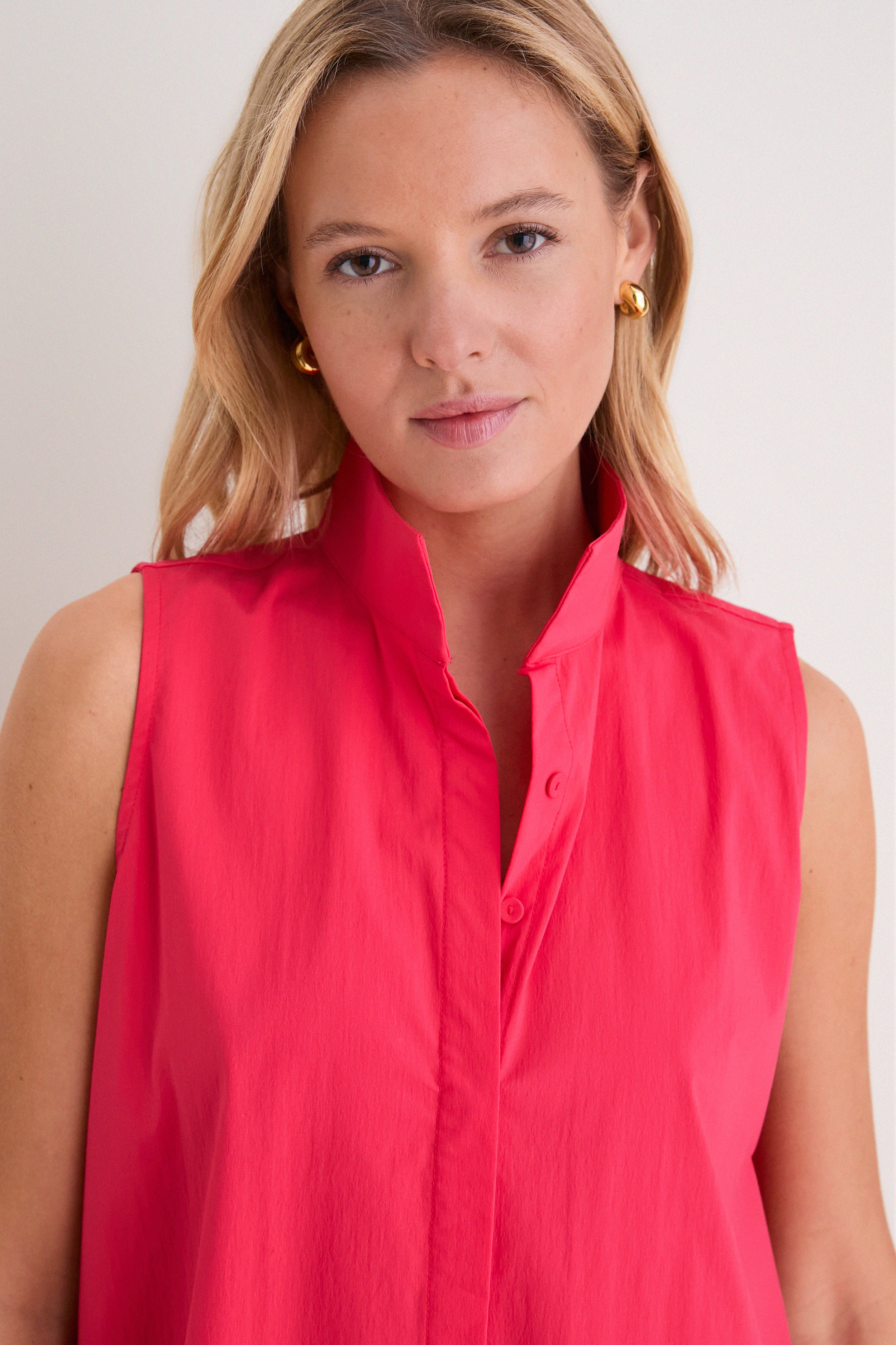 Red Sleeveless Charlie Dress