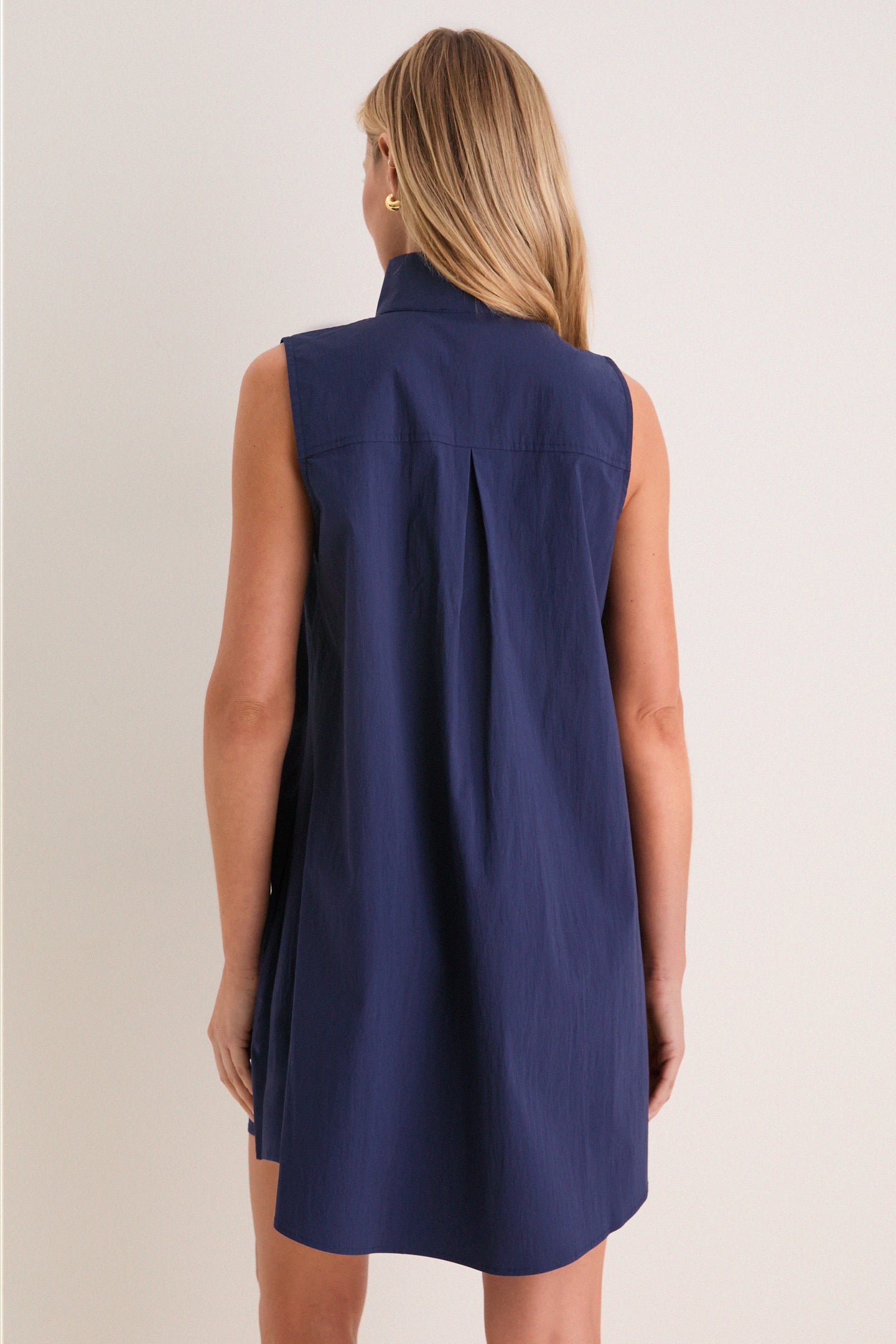 Navy Sleeveless Charlie Dress