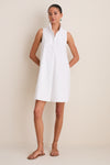 White Sleeveless Charlie Dress