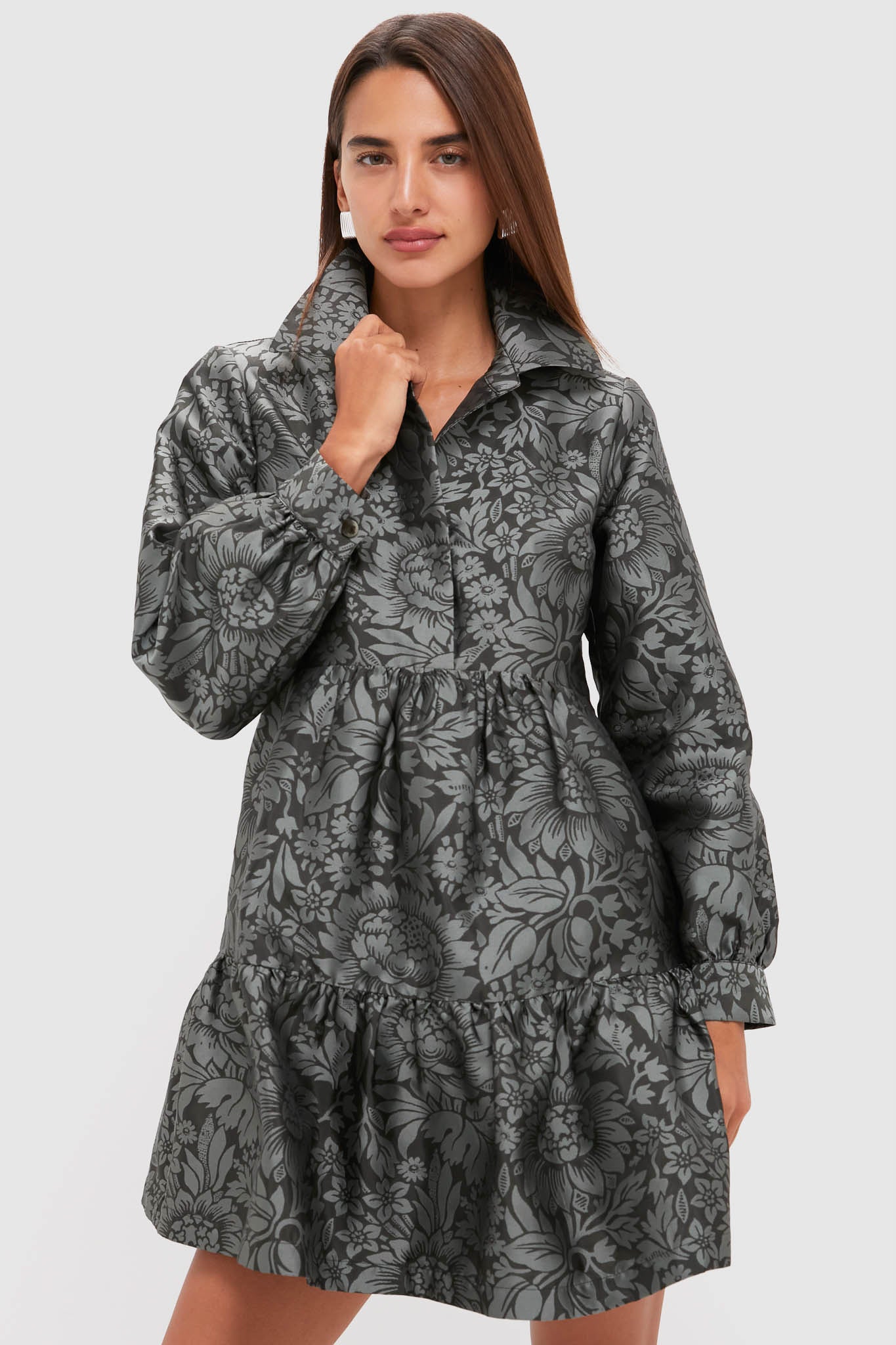 Emerald Mirasol Jacquard Alette Dress | Tuckernuck