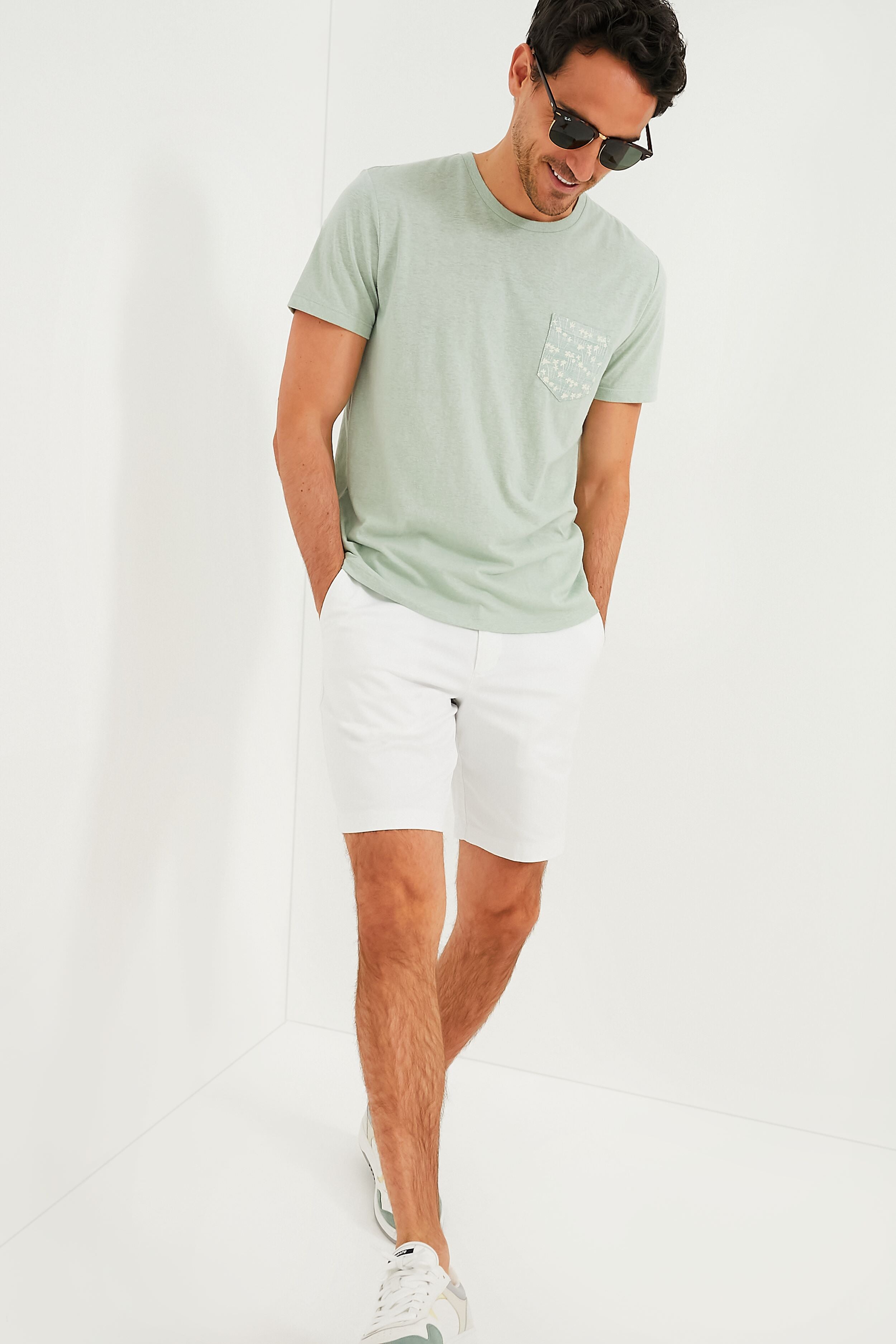 Iceberg Green Signature Pocket Tee