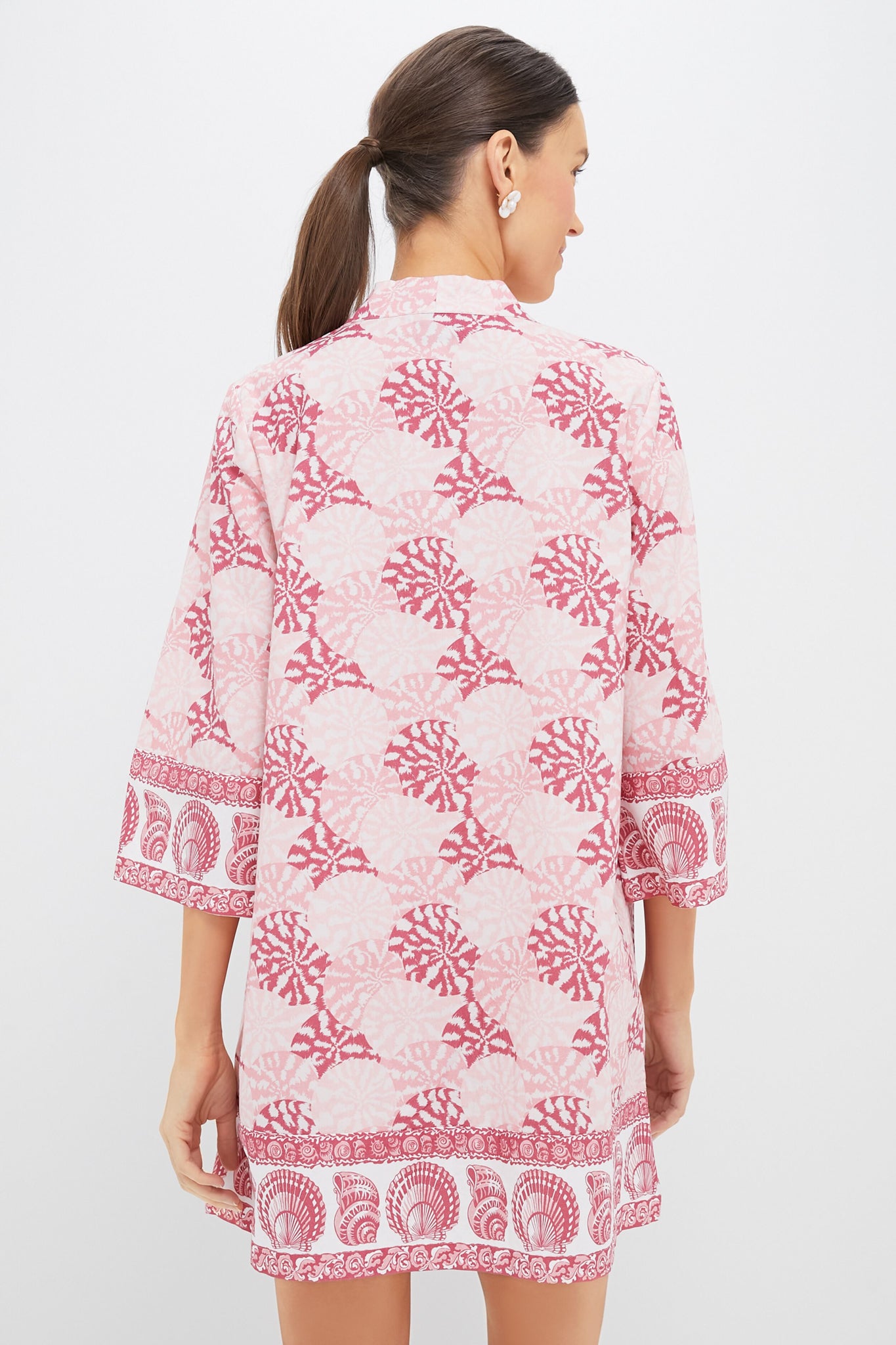 Dusty Rose Nautilus Shell Marseille Coverup