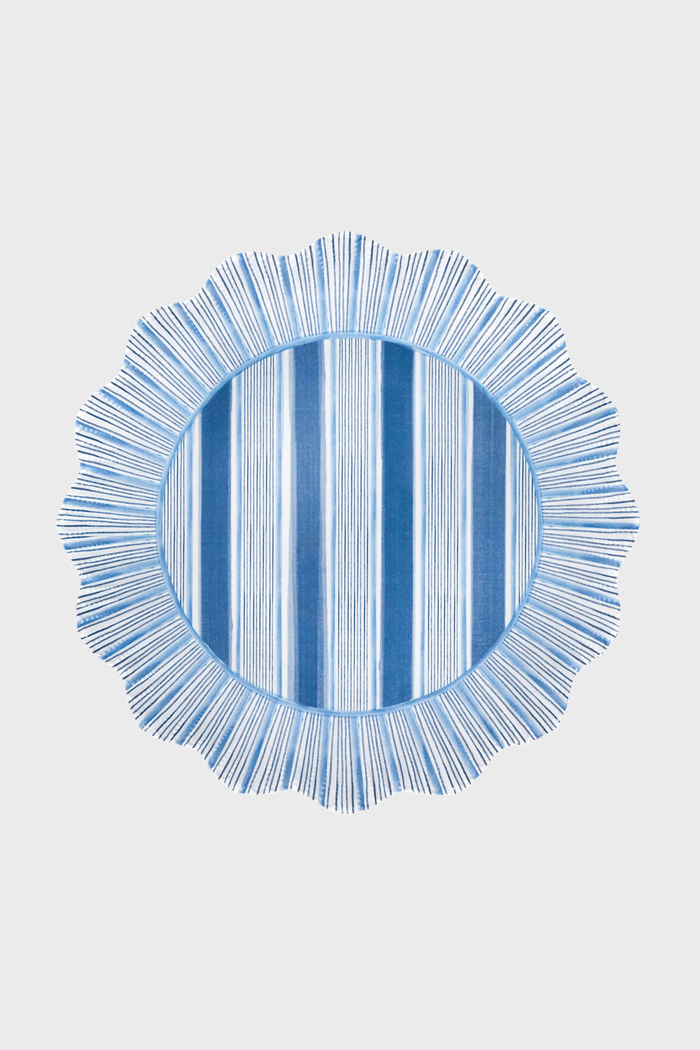 Ocean Cabana Stripe Melamine Dinner Plate Set of 4