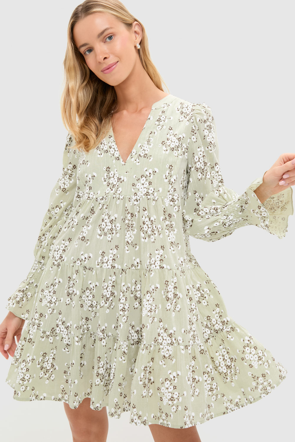Green Ditsy Floral Kenzo Dress | Pomander Place Green Ditsy Floral Kenzo Dress | Pomander Place
