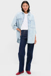 Sky Blue Sheeba Denim Overshirt