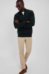 Olive Gamlin Half Zip Sweater