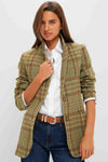 Sherwood Plaid Wool Herron Blazer