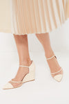 Ivory Patent Darcy Wedges