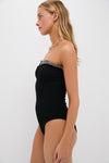Black Gingham Dolly One Piece