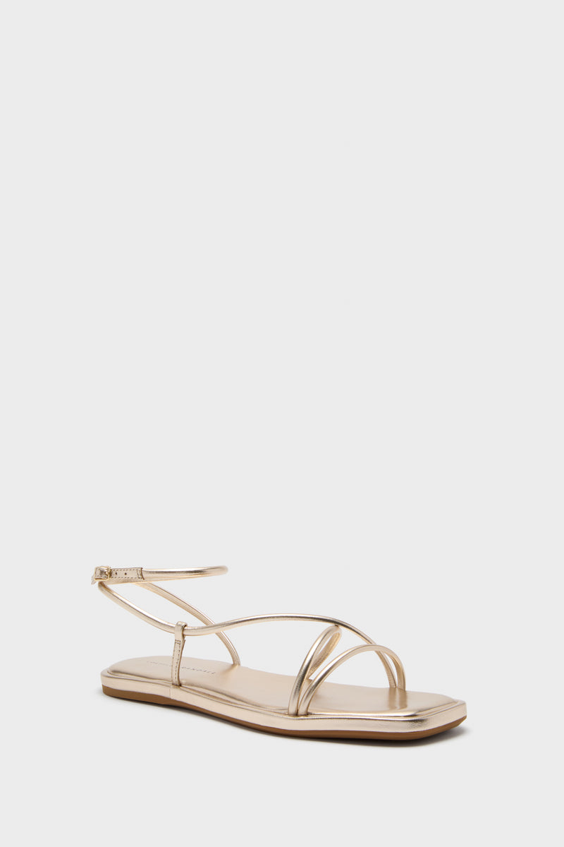 Champagne Nappa Noor Sandals