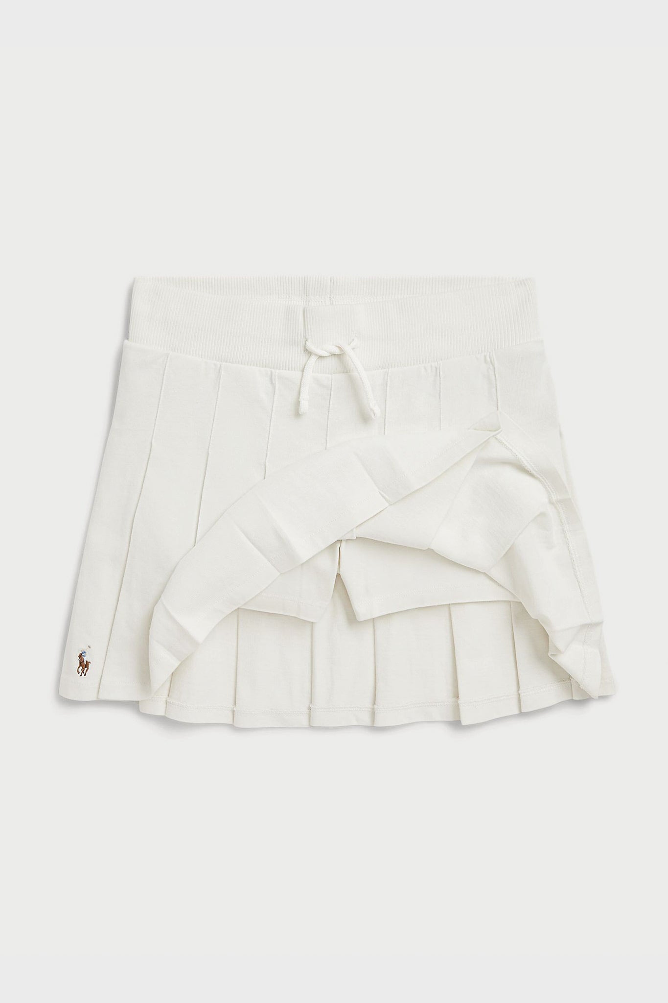 Girls Cotton Jersey Pleated Scooter Skirt