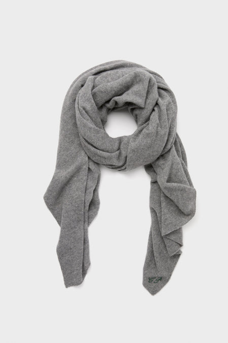 Shadow Gray Cashmere Blanket Scarf