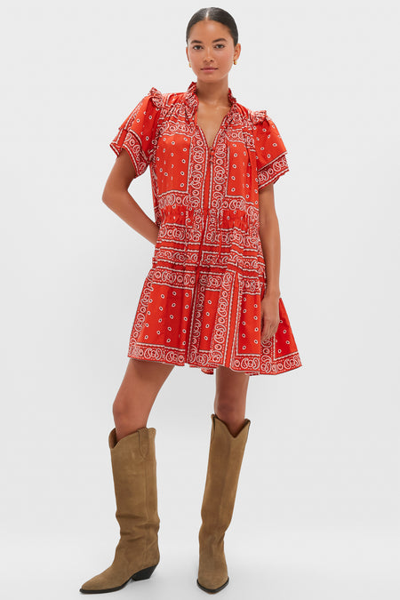 Exclusive Aces Wild Red Merritt Dress