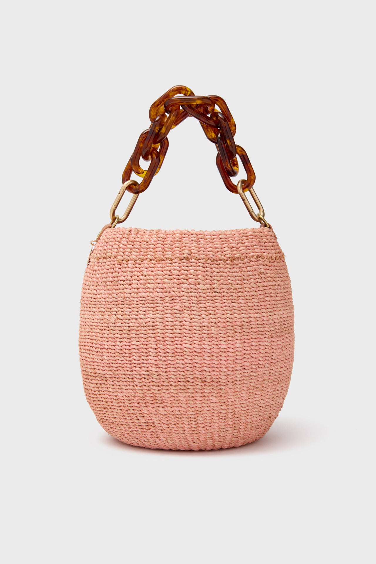 Clare V Exclusive Blush Pot de Miel with Tortoise Resin Handle