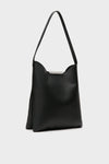 Black and Silver Suede Gemini Bag