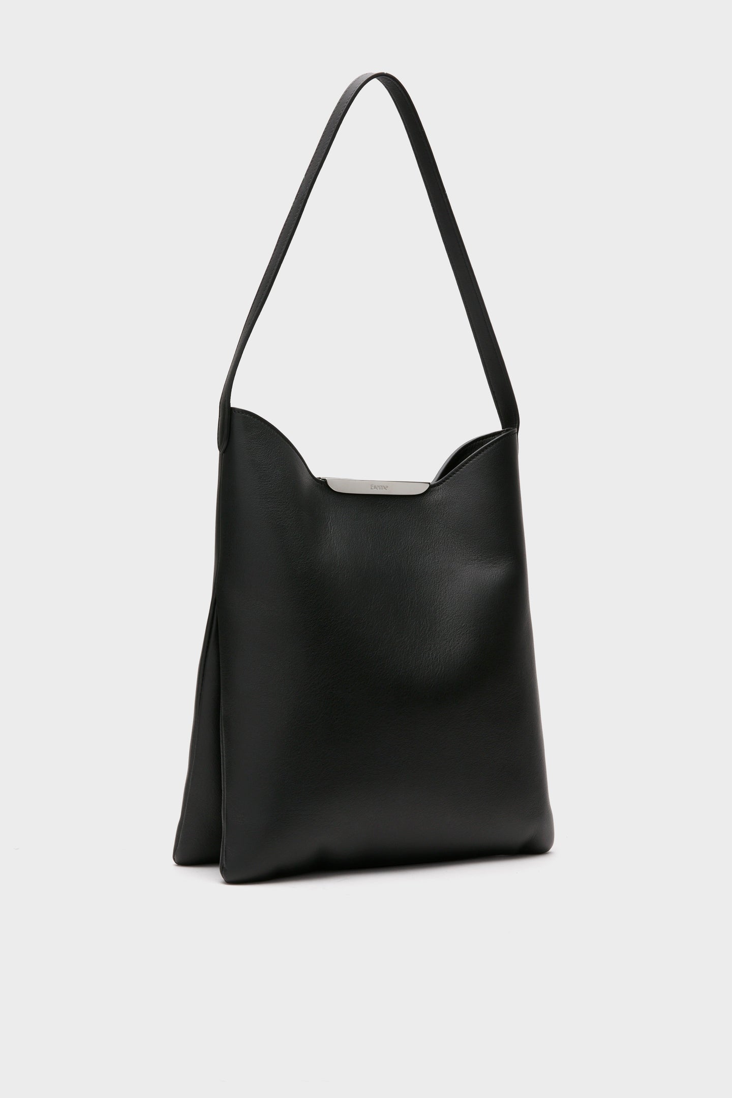 Black and Silver Suede Gemini Bag