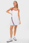 White Performance Jersey Cleo Tennis Tank Dress