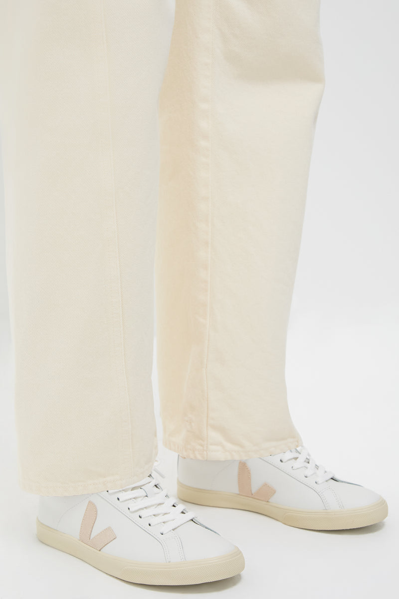 Extra White Sable Esplar Logo Sneakers