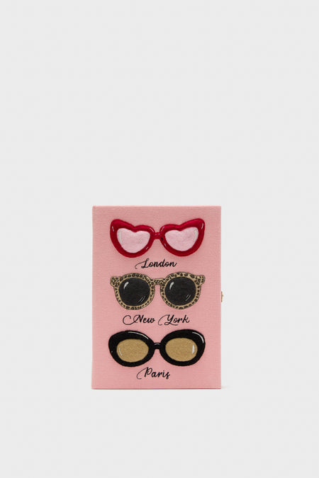 Rose Tex Sunglasses Book Clutch