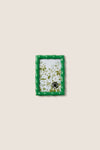 Classic 4x6 Countryside Green Frame with a bamboo-like finish and intricate botanical illustration, effortlessly adding a fun, high-end touch to any decor.