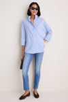 Blue Stripe Willow Blouse