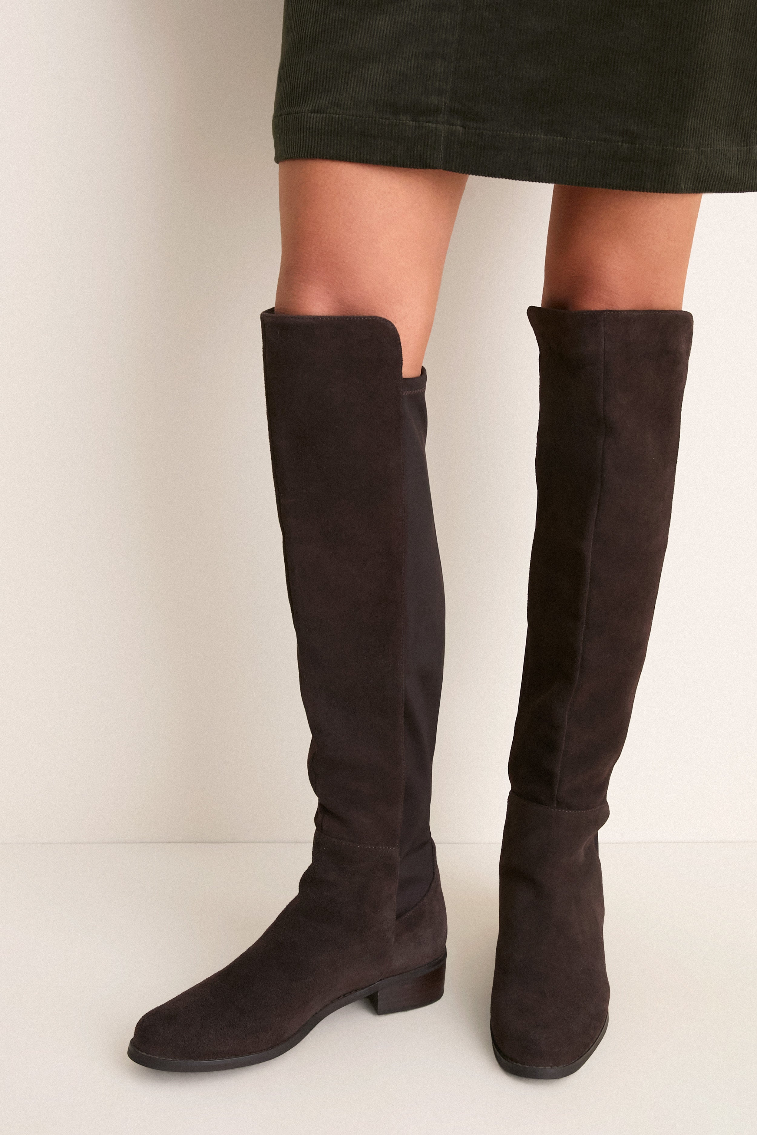 Exclusive Brown Suede Waterproof Velma Boots