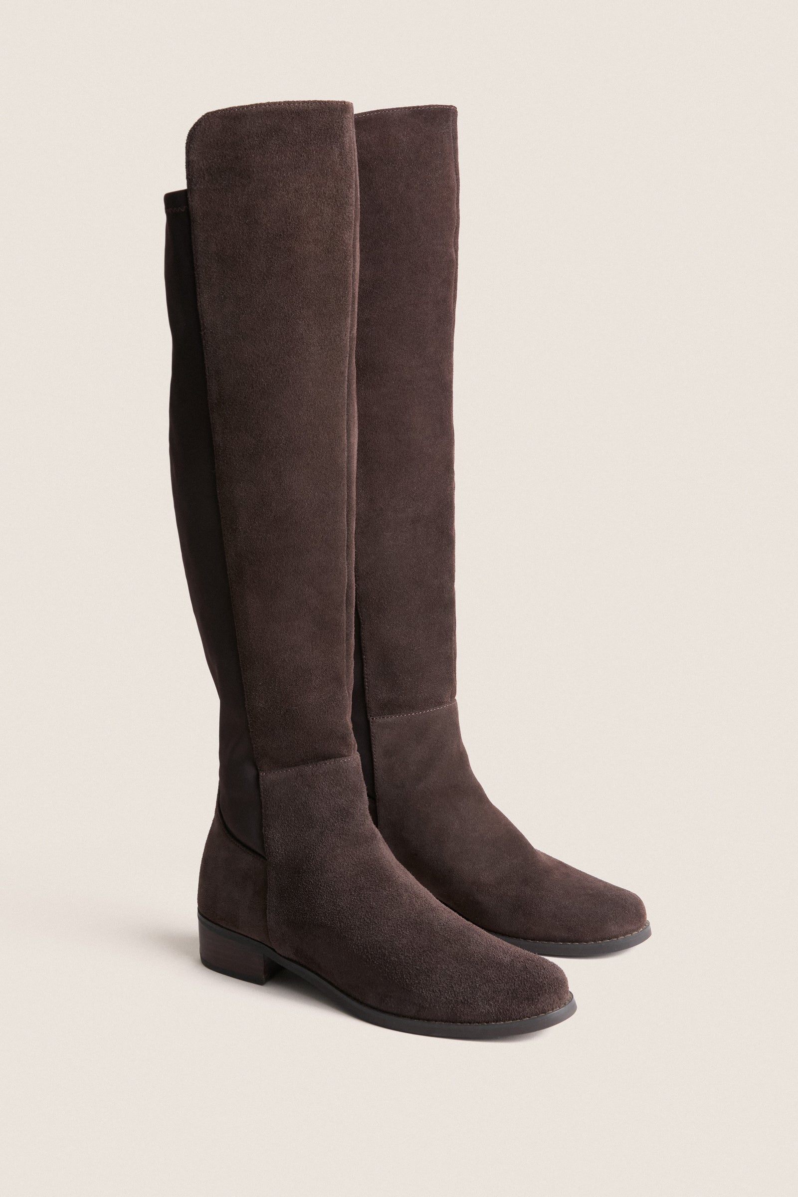Exclusive Brown Suede Waterproof Velma Boots