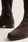 Exclusive Brown Suede Waterproof Velma Boots