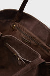 Espresso Suede Blaine Tote