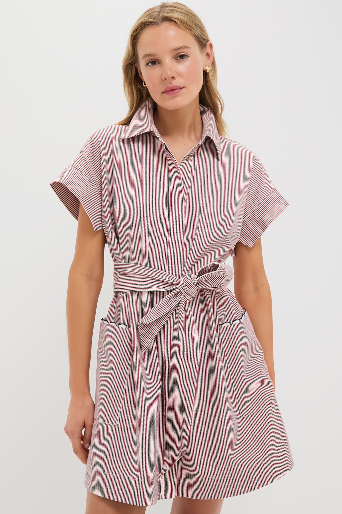 Red and Blue Stripe Mini Ceci Dress | Tuckernuck Red and Blue Stripe Mini Ceci Dress | Tuckernuck
